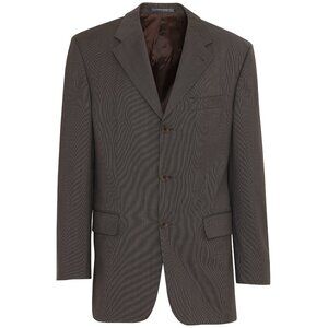 Louis Féraud (France) 90s, Sharkskin Wool, German Licensing, Post-Couture